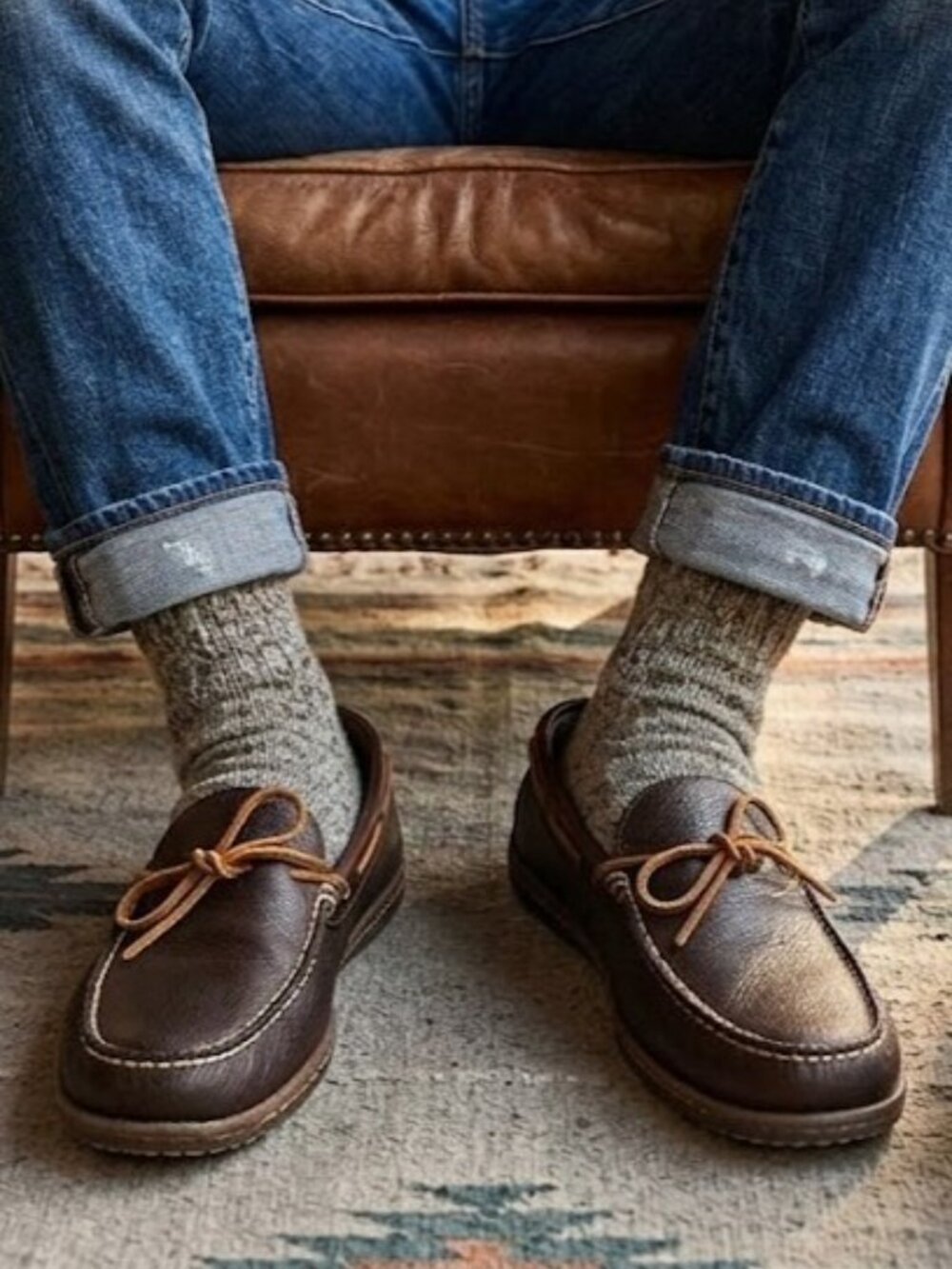 L.L. Bean Handsewn Slippers, Flannel-Lined Moccasins 13